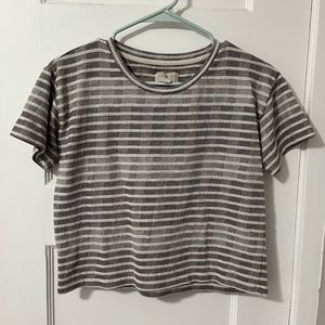 Short Sleeve Crop Top with Fun Design